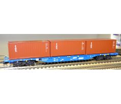 76919 - 4-osý kontejnerový vůz se třemi kontejnery, MÁV